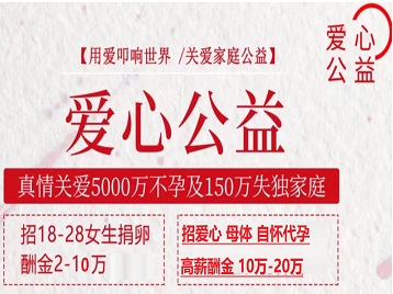 杨浦捐卵助孕生子 爱心志愿者招募